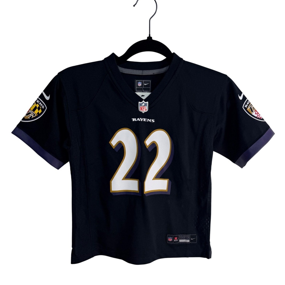 Baltimore Ravens Derrick Henry #22 Youth Kids L Black Nike Jersey NFL Football